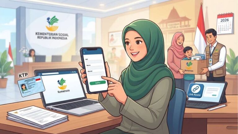 Cara Daftar Perlinsos Kemensos 2026, Syarat, Link Resmi, dan Langkah Pengajuan Bansos