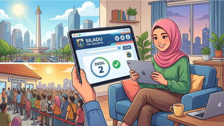 Cara Mudah Cek Desil Jakarta 2026 via SILADU Tanpa Harus Antre
