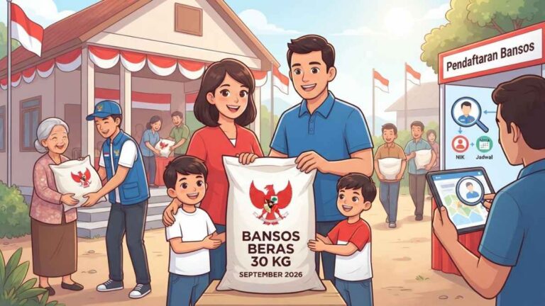 Cek Bansos Beras 30 Kg September 2026: Cara Cek NIK, Penerima, dan Jadwal