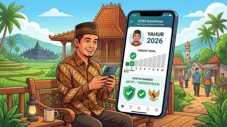 Cek Desil Jateng 2026, Cara Tahu Status Bansos Lewat DTSEN Kemensos