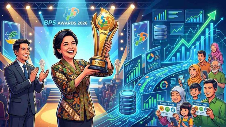 Kemensos Sabet BPS Awards 2026, Ini Alasan dan Dampaknya Untuk Data Bansos