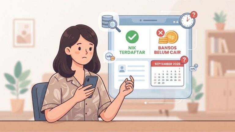 NIK Sudah Terdaftar Tapi Bansos Belum Cair? Ini Penyebab dan Cara Cek Terbaru September 2026