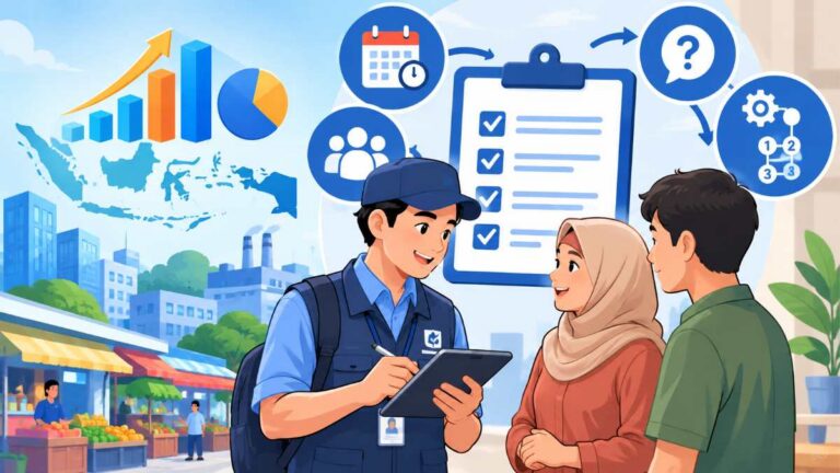 Sensus Ekonomi 2026: Jadwal Terbaru, Siapa yang Didata, Pertanyaan dan Tahapan Setelah Pendataan