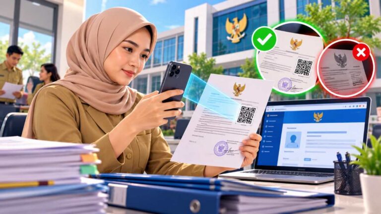 Cara Cek Keaslian SK BKN 2026 Lewat QR Code dan SIASN, Waspada Surat Palsu!