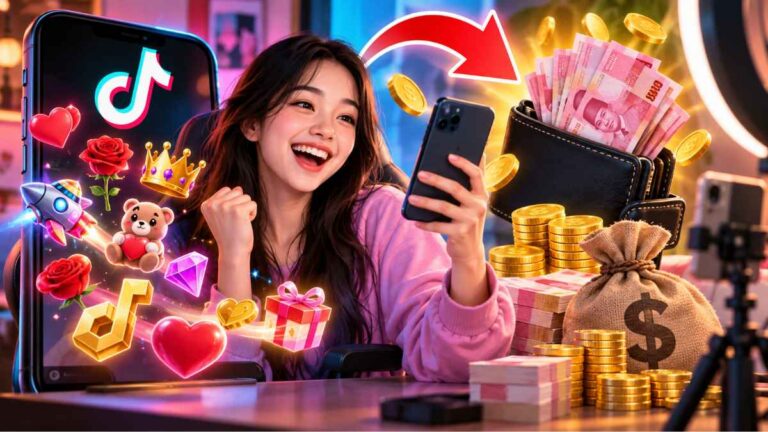 Cara Tukar Gift TikTok Menjadi Cuan 2026, Cek Syarat dan Langkah Pencairannya