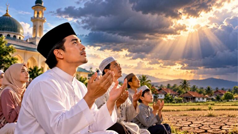 Doa Minta Hujan Allahummasqina: Arab, Latin, Arti, dan Amalan Saat Kemarau