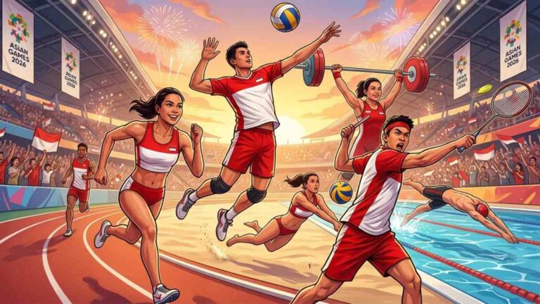 Jadwal Atlet Indonesia di Asian Games 2026 Terlengkap dan Jam Tanding Terkini