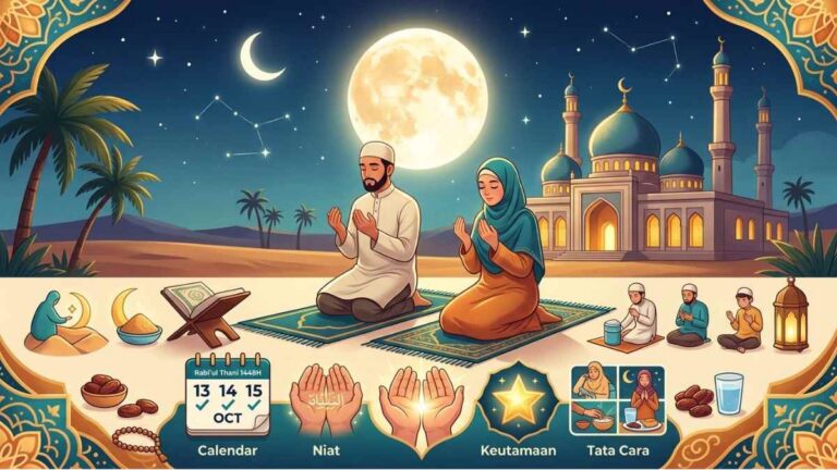 Puasa Ayyamul Bidh Oktober 2026: Jadwal Tanggal, Niat, Keutamaan, dan Tata Cara Lengkap