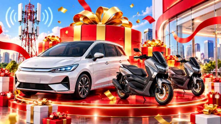 Telkomsel Bagi-bagi Hadiah Mobil dan Motor 2026, Cek Cara Ikut Undian BYD M6 dan Yamaha NMAX